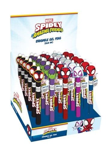 Spidey & Friends Erasable Gel Pen Friends Display (30)