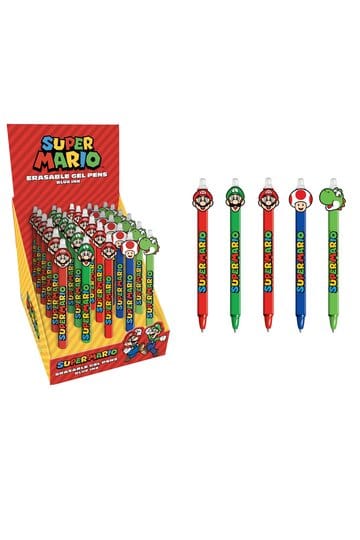 Super Mario Erasable Gel Pen Display (30)