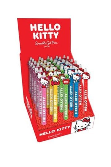 Expositor de poses de bolígrafo de gel borrable Hello Kitty (30)