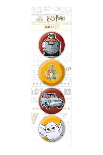 Harry Potter Eraser 4-Pack