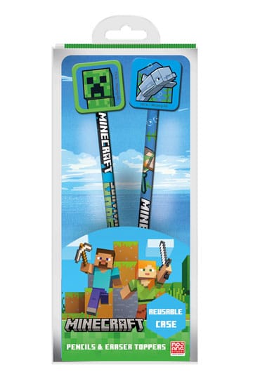 Minecraft lápiz con topper 2 paquete