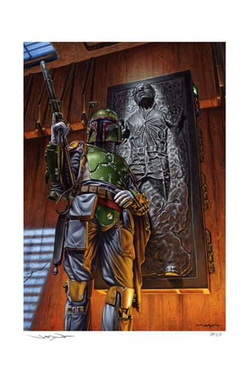 Star Wars Art Print Boba Fett: The Bounty 46 x 61 cm - sin marco