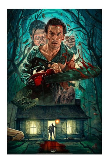 Evil Dead 2: Dead by Dawn Art Print Ash Williams 46 x 61 cm - unframed