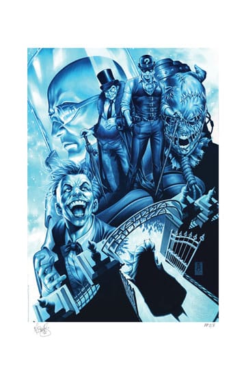 DC Comics Art Print The Gates of Arkham 46 x 61 cm - unframed