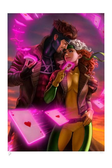 Marvel Art Print Rogue & Gambit 46 x 61 cm - sin marco