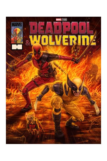 Marvel Art Print Deadpool & Wolverine 46 x 61 cm - sin marco