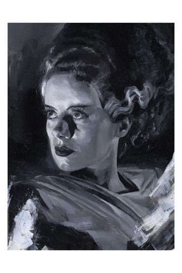 Bride of Frankenstein Kunsttryk Bride of Frankenstein af Chris Valentine 41 x 31 cm - uindrammet