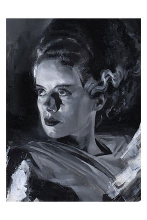 Bride of Frankenstein Kunsttryk Bride of Frankenstein af Chris Valentine 41 x 31 cm - uindrammet