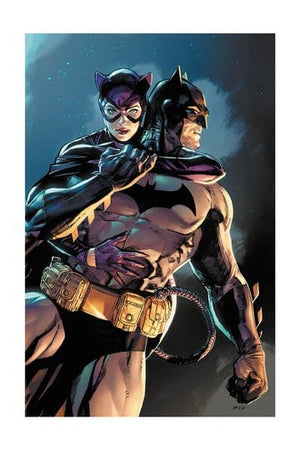 DC Comics Art Print Batman & Catwoman 61 x 41 cm - unframed
