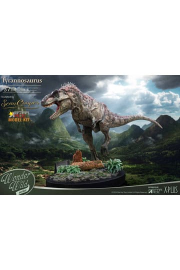 Maravillas del kit de modelo de resina salvaje T-rex 37 cm