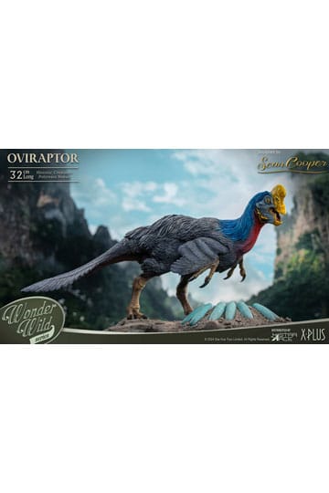 Maravillas de la estatua salvaje oviraptor (volver a ejecutar) 32 cm