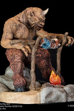 Ray Harryhausen Diorama 1/8 Cyclops Grillscene 17 cm