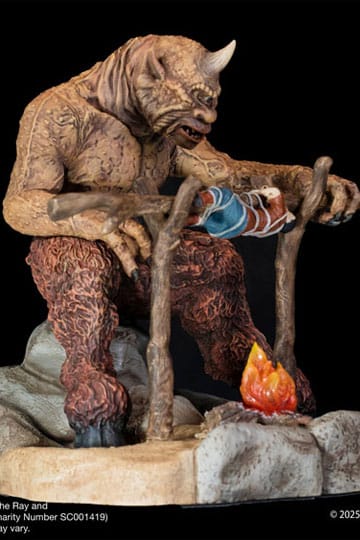 Ray Harryhausen Diorama 1/8 Cyclops Grillscene 17 cm