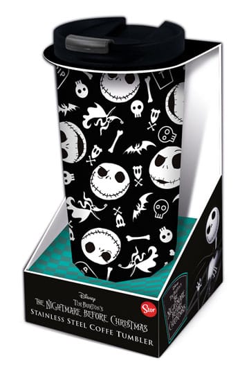 Nightmare Before Christmas Stainless Steel Travel Tumbler Jack's Face