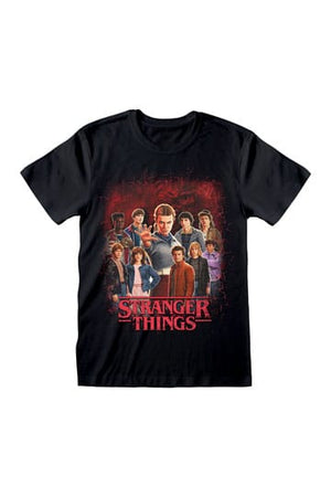 Stranger Things T-Shirt Group of all Characters