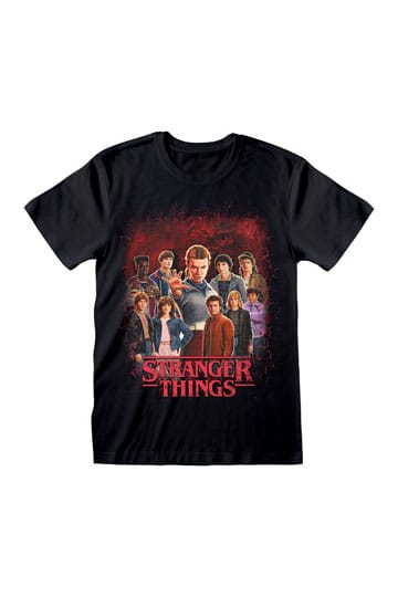 Stranger Things T-Shirt Group of all Characters