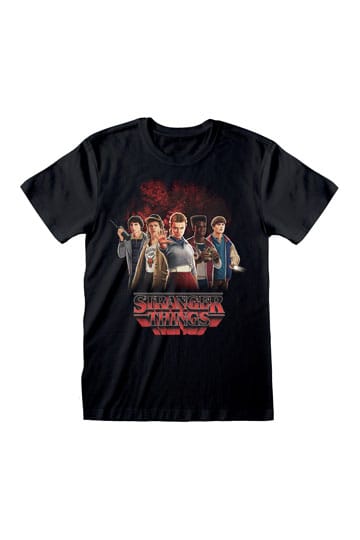 Stranger Things T-Shirt Group with Vecna behind