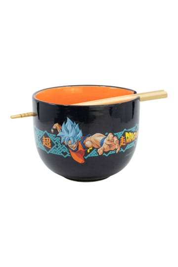 Dragon Ball Ramen Bowl with Chopsticks Letters