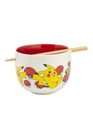 Pokémon Ramen Bowl mit Essstäbchengesicht