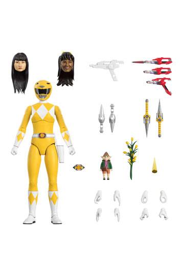 Mighty Morphin Power Rangers Ultimates Action Figure Yellow Ranger 18 cm