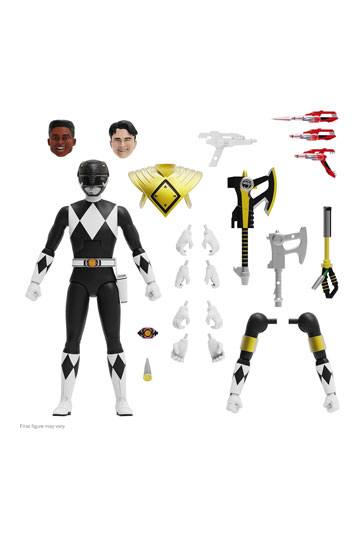 Mighty Morphin Power Rangers Ultimates Action Figure Black Ranger 18 cm