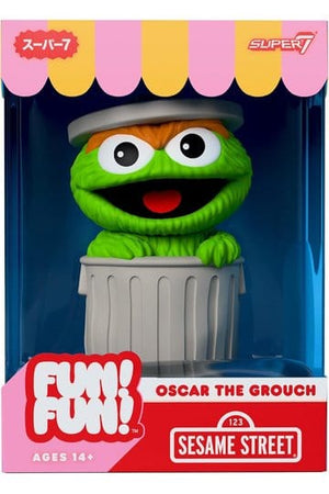 Sesamstraßenspaß! Spaß! Weiche Vinylfigur Wave 01 - Oscar the Grouch 18 cm