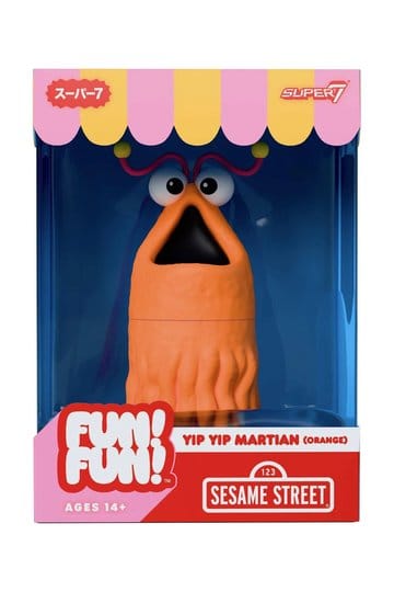 Sesamstraßenspaß! Spaß! Vinylfigur Yip Yip Martian (Orange) 18 cm