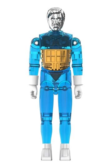 Micronauts ReAction+ Aksiyon Figürü Wave 03 Zaman Gezgini (Yarı Saydam Mavi) 10 cm