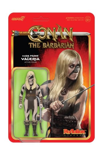 Conan The Barbarian ReAction Action Figure Wave 02 Valeria (War Paint) 10 cm