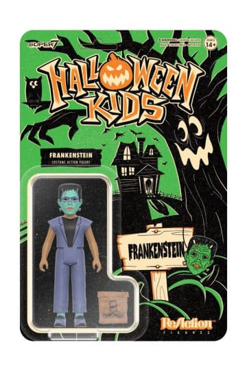 Evrensel Canavarlar Cadılar Bayramı Kids Reaksiyon Aksiyon Figürü Frankenstein (Universal Monsters) 10 cm