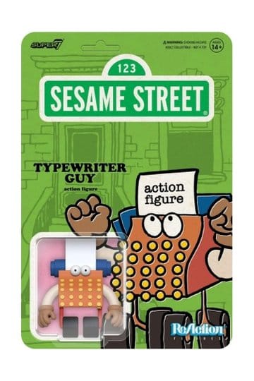 Sesame Street ReAction Actionfigur Wave 06 Typewriter Guy 10 cm