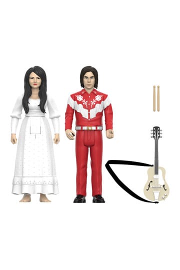 The White Stripes ReAction Figurines 2-Pack Wave 02 The White Stripes (Éléphant) 10 cm