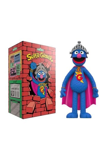 Sesamstraße Supersize Vinyl Figur Super Grover 36 cm