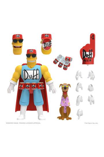 The Simpsons Ultimates Action Figure Duffman 18 cm