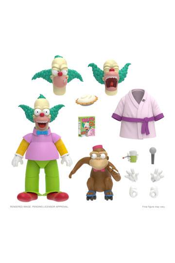 Les Simpsons Ultimemate Action Figure Krusty le clown 18 cm