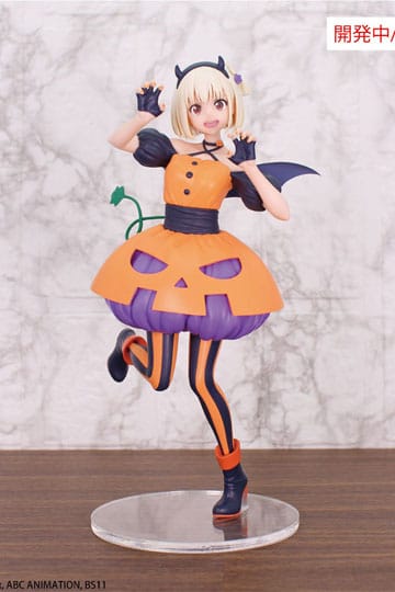 Figura brillante de retroceso de Lycoris, estatua de PVC 1/7 Nishikigi Chisato Halloween Ver. 22cm