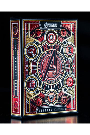 Avengers - The Infinity Saga Playing Cards Version rouge