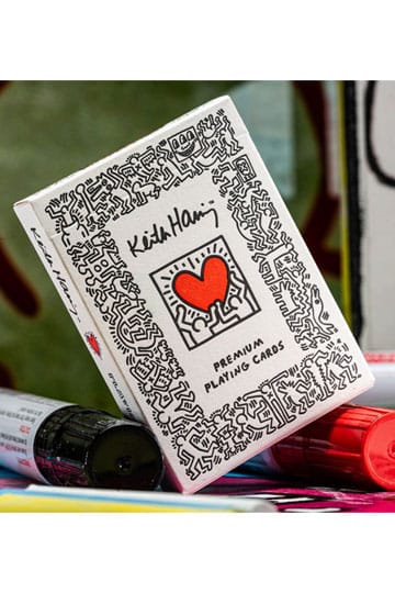 Keith Haring jugando cartas