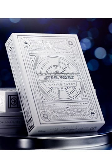 Star Wars spelar kort silverutgåva lätt sida