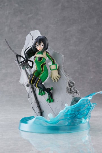 Min helt Academia Dressta PVC Statue Tsuyu Asui 22 cm