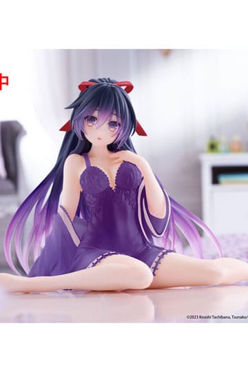 Datum Een Live V PVC Standbeeld Desktop Leuke Figuur Tohka Yatogami Nachtkleding Ver. Vernieuwing 13 cm