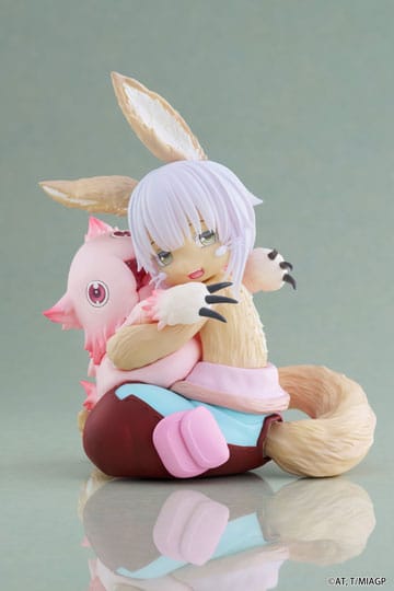 Made in Abyss: La ciudad dorada del sol abrasador Estatua de PVC Escritorio Linda figura Nanachi & Mitty Reedición 13 cm