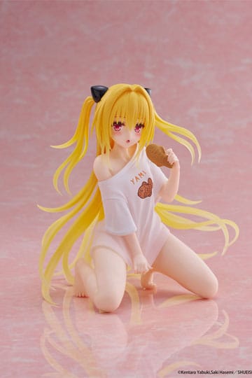 To Love-Ru Darkness PVC Statue Desktop Søt figur Golden Darkness Roomwear Ver. 13 cm