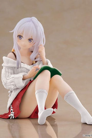 Wandering Witch: The Journey of Elaina PVC Standbeeld Desktop Leuke Figuur Elaina Casual Kleding Ver. Vernieuwing 13 cm