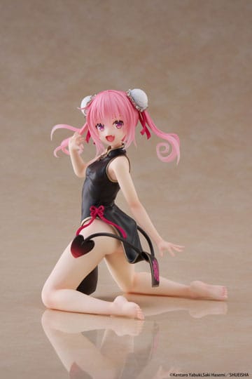 To Love-Ru Statue en PVC de bureau figurine mignonne Nana (robe chinoise Ver.) 13 cm