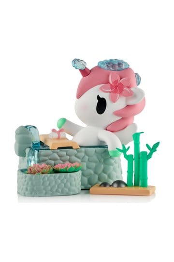 Unicorno Fensterbox-Figur Spa Day Hot Springs Oasis 7 cm