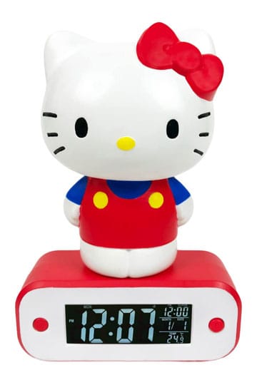 Hello Kitty vækkeur med let vegeta 17 cm
