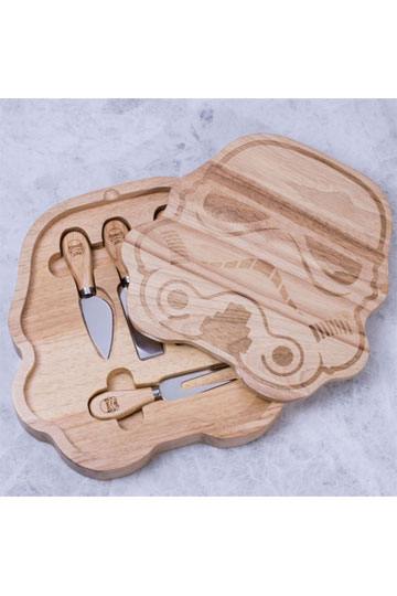 Placa de queso Stormtrooper original y juego de cuchillos