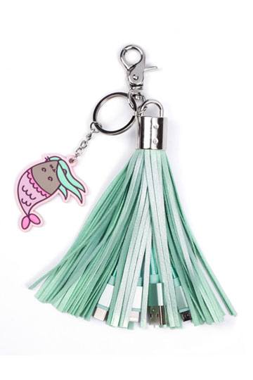 Pusheen USB Charging Cable 3in1 with Keychain Tassel