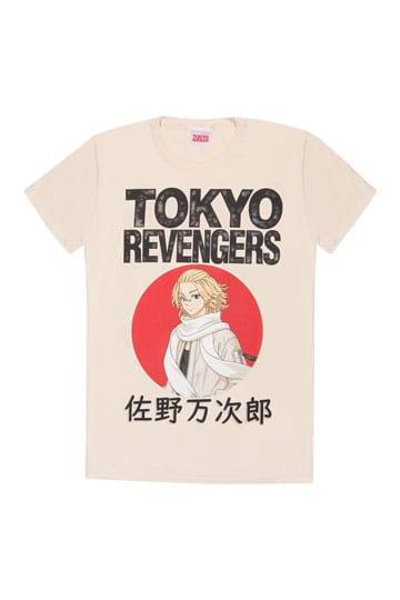 Tokyo Revengers t-skjorte Manjiro Sano Red Circle